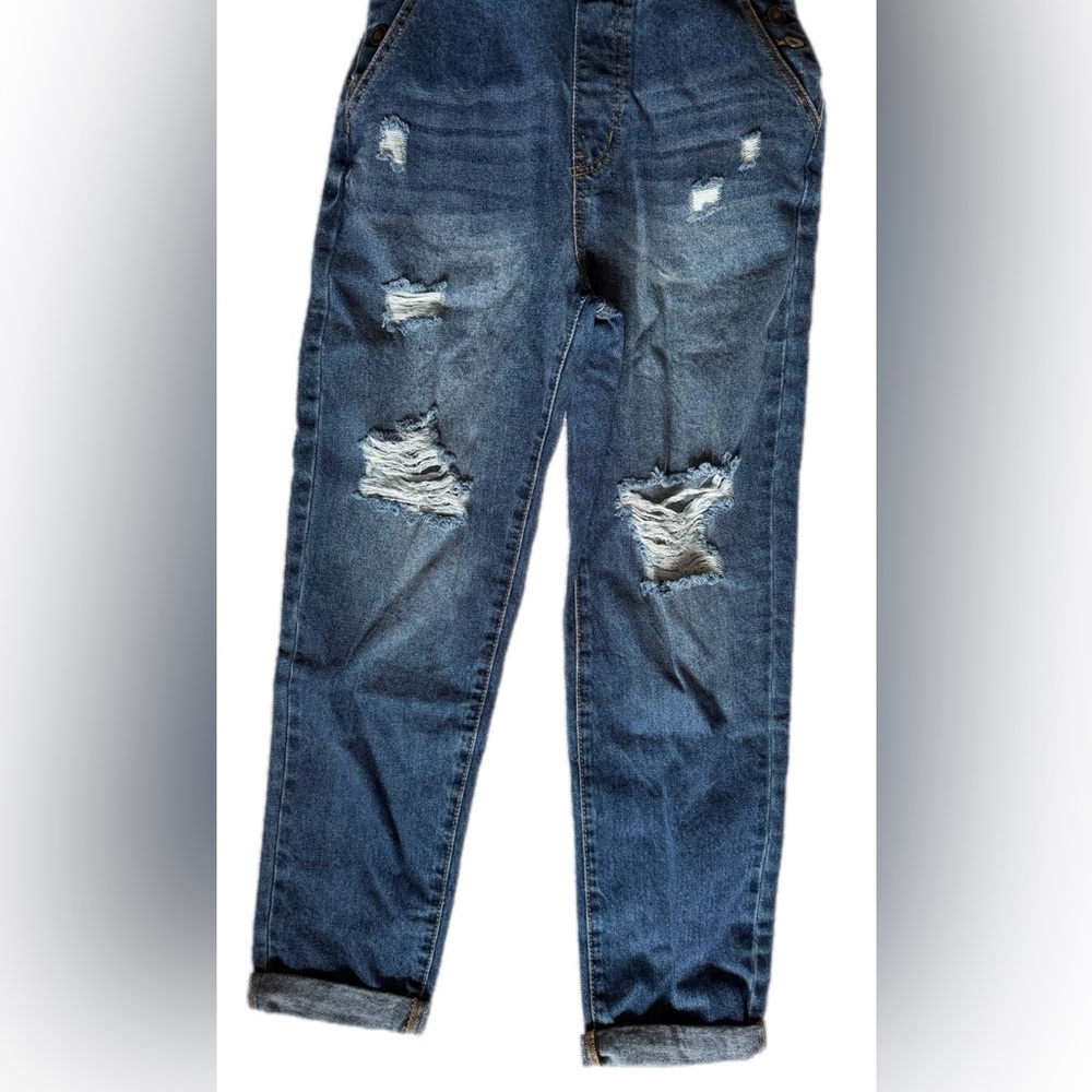 Fashion Nova denim overalls small - Picture 4 of 10
